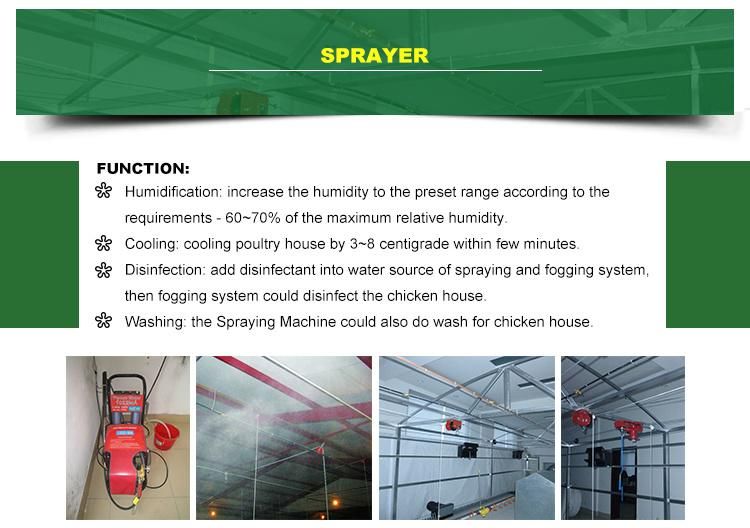 U-Best Quality Automatic Poultry Broiler Chicken House Farm Equipment for Sale