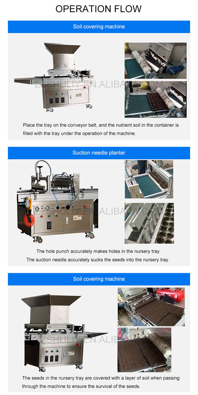 Tomato Seeding Tray Machine Potting Machine Nursery Seed Nursery Tray Machine