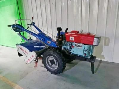 High Quelity Well Sale 8HP12HP 15HP 18HP 20HP 22HP Farm Mini Diesel Motocultor Two Wheel Mini Walking Hand Tractor