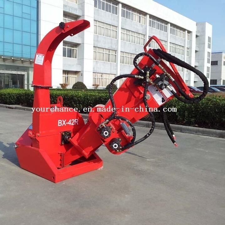 China Factory Supply Tractor Mounted Type and Selfpower Towable Type Wood Chipper with ISO Ce Certificate