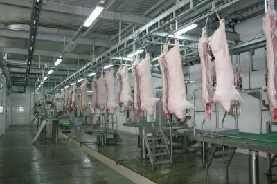 200-500/Day Pig Meat Processing Machine Design-Drawing Custom-Made Kill/Cut/Refrigerate