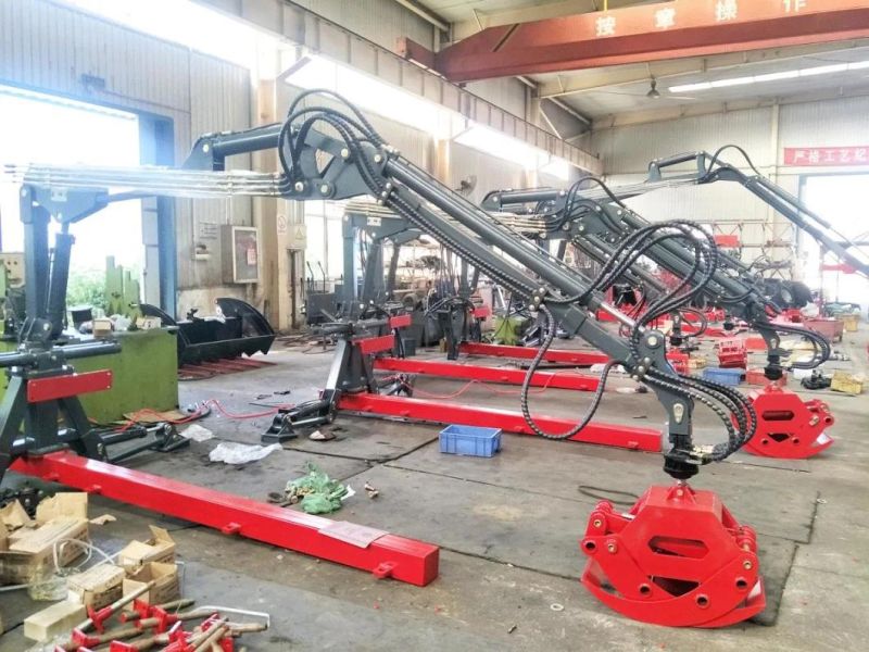 Forestry Hydraulic Timber Log Wood Crane