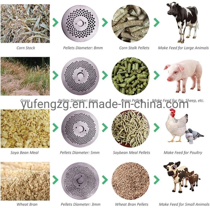 Poultry Sheep Chicken Animal Feed Processing Machines