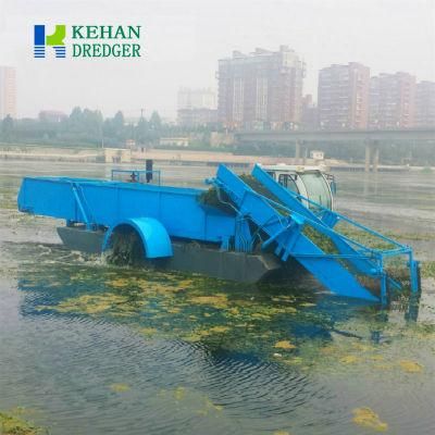 River Trash Collecting Aquatic Weed Skimmer Floating Grass Harvester