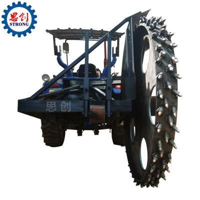 Round Disc Trencher Efficient Wheel Asphalt Trencher