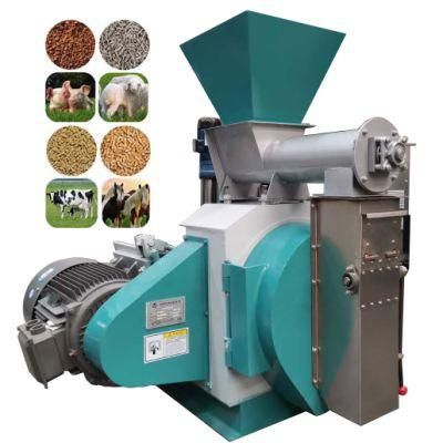 1-2 Ton/H Livestock Feed Pellet Making Machine Animal Poultry Cattle Chicken Fish Feed Pellet Production Line Price for Sale