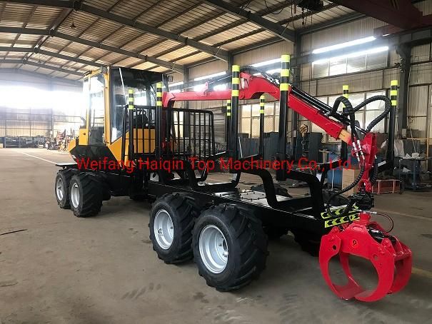 Haiqin Brand Strong Forest Grapple Transport Trailer (HQL-500) for Sale