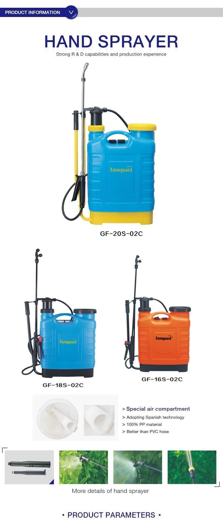 Agricultural Farm Garden Tool Plastic Backpack Pressure Hand/ Manual Pump Sprayer 20liter