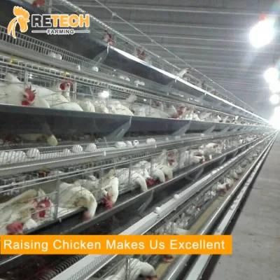 Large-scale poultry farms 3/4 tiers layer chicken cage manufactures