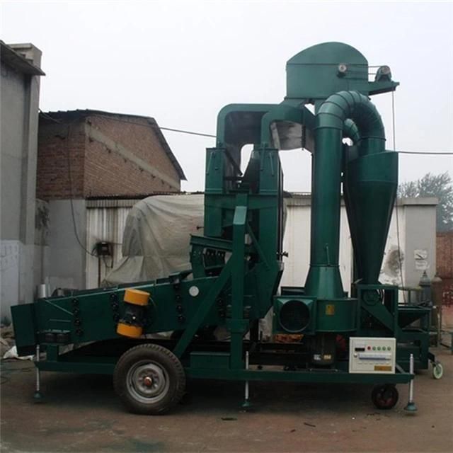 High Capacity Seed Cleaner with Double Air Screens and Cyclones