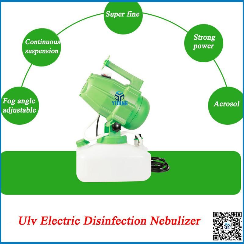 2.5L Lithium Battery Cordless Fogger Disinfecting Disinfectant Portable Fogger Ulv Cold Fogger Sprayer Machine for Disinfection Lithium-Ion Battery Ulv Fogger