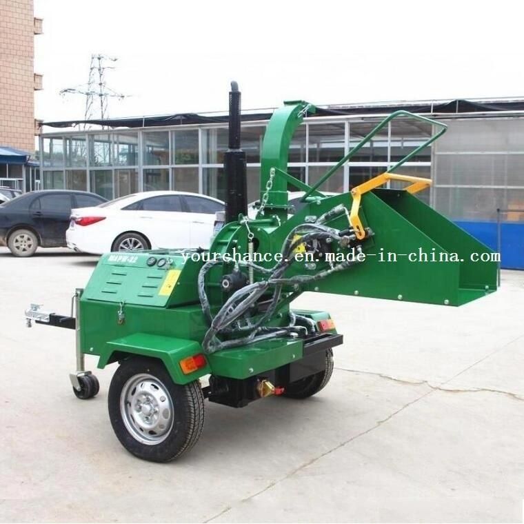 Factory Supplier Wc-22 High Quality 22HP 8 Inch Selfpower Hydraulic Feeding Wood Chipper Crusher for Sale