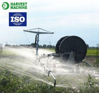 Agricultural Drip Irrigation System Traveling Water Hose Reel Rain Spray Irrigation Machine