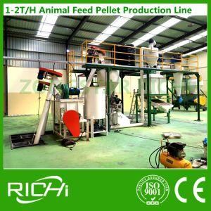 1-2t/H Factory Supplier Low Price Small Animal Feed Pellet Line