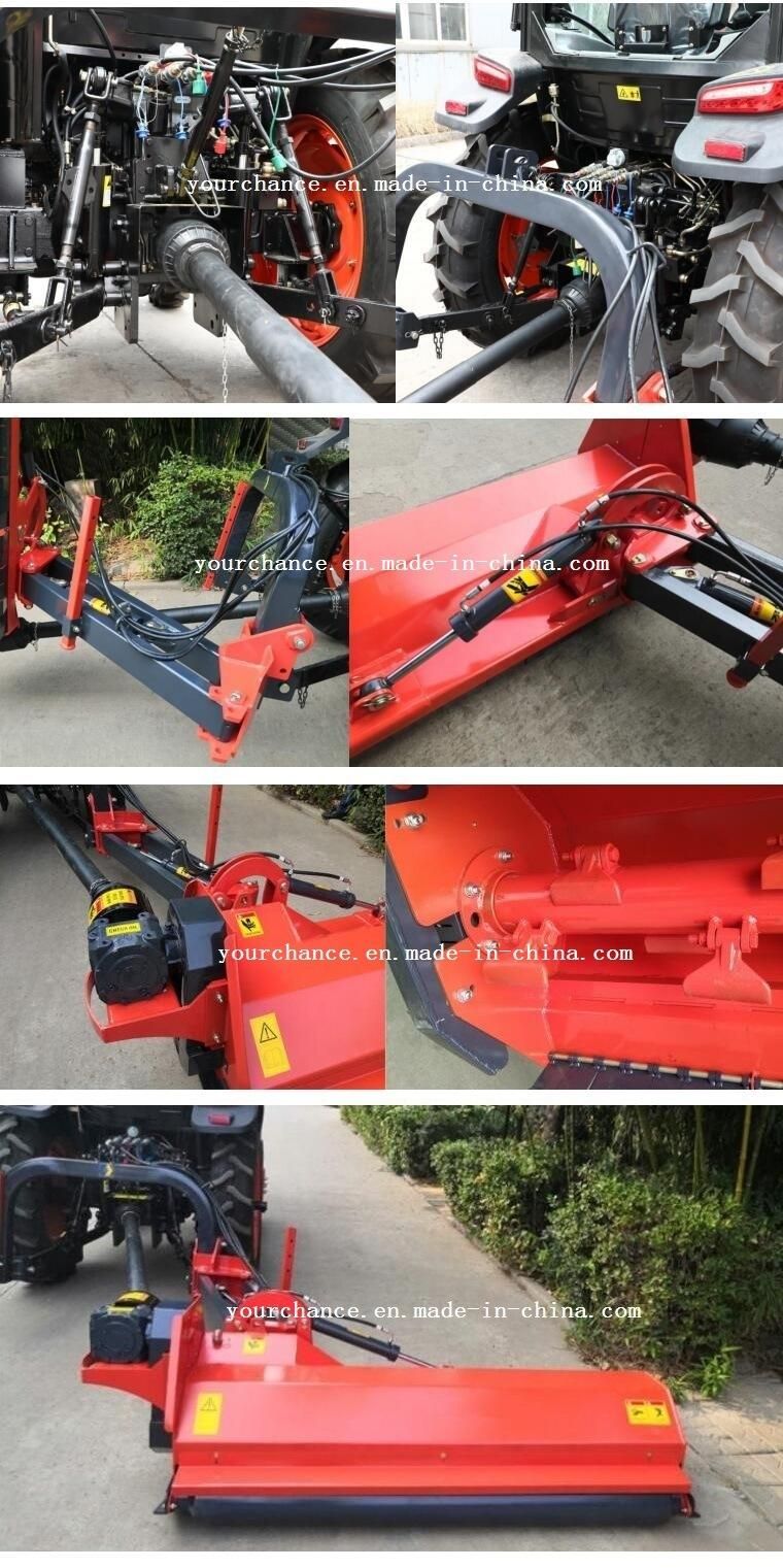 China Factory Supply Agf220 Heavy Duty 2.2m Width Hydraulic Side Shift Verge Flail Mower Grass Brush Cutter Lawn Mower for 80-120HP Tractor