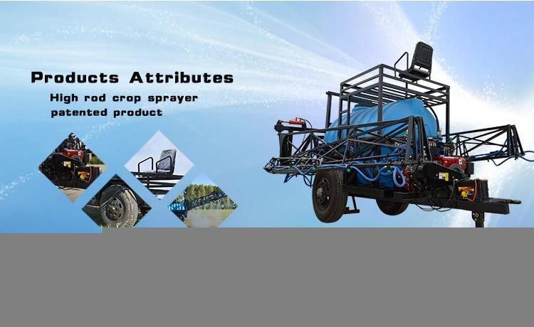 Agricultural Tractor Mist Blower Pesticide Turbo Atomizer Boom Sprayer