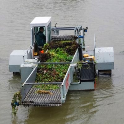 Aquatic Plant Cutting Harvesting Collecting Boat