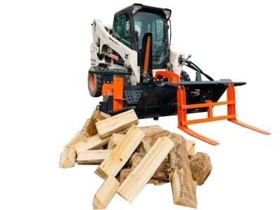 Automatic Remote Control Skid Steer Firewood Processor