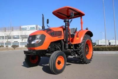 High Quality Low Price Chinese 80HP 4WD Tractor for Farm Agriculture Machine Farmlead Brand Tractor with Rops by Deutz-Fahr
