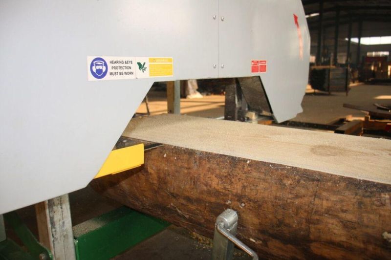 BRT Gasoline Engine Band Saw Portable Sawmill 31′ ′ Cutting Width