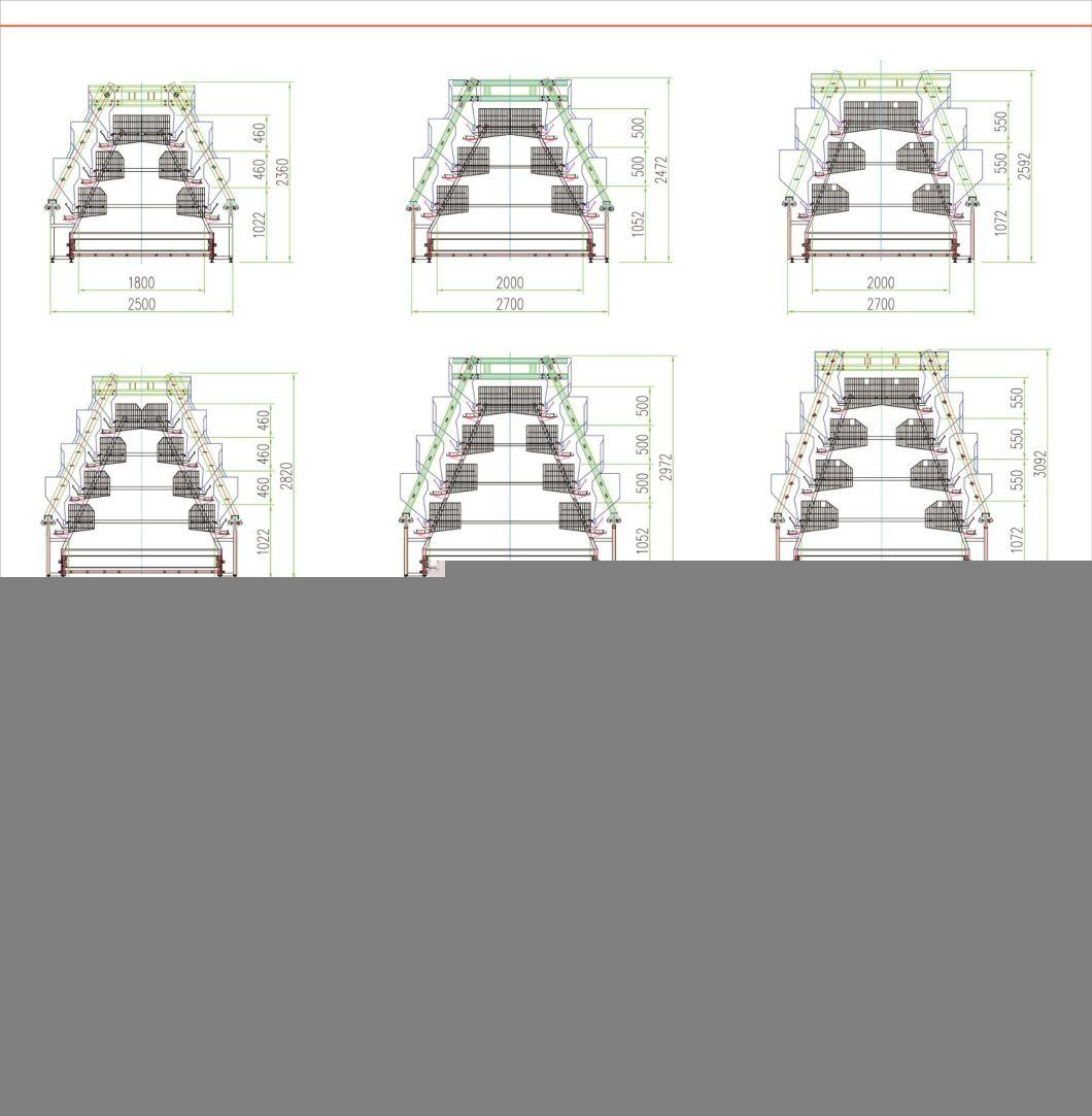 a Frame Stable Automatic Chicken Cage Equipment