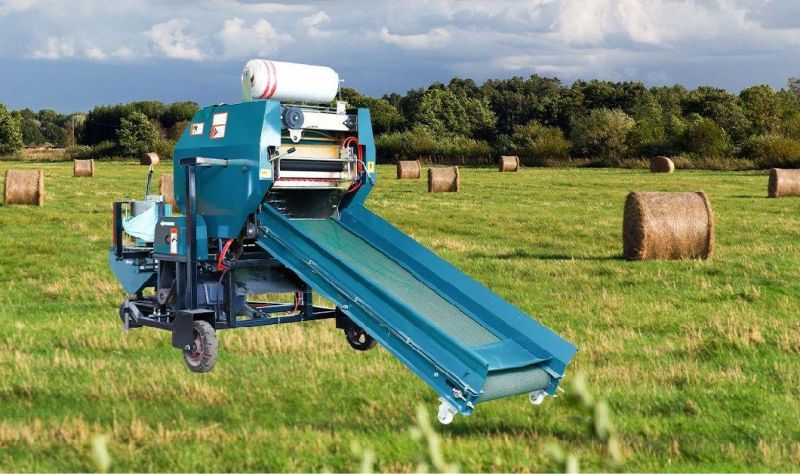 Farm Machine Small Silage Baler and Wrapper for Sale