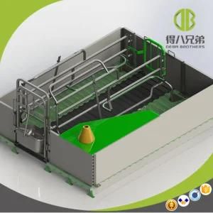 2017 New Design High Survival Rate Farrowing Crate