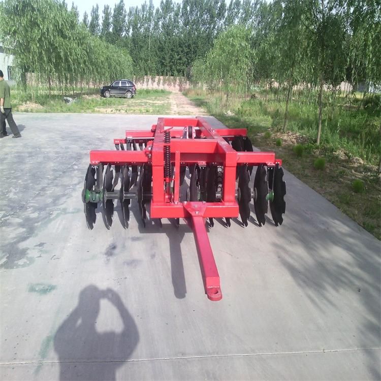 Stubble Before Ploughing Ground After Ploughing Weeding Heavy Duty Hydraulic Disc Harrow