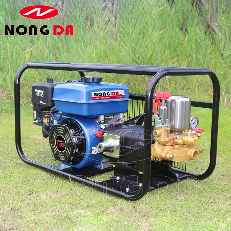 Nongda 22A 30A 6.5HP 7.5HP High Pressure Gasoline Engine Power Sprayer