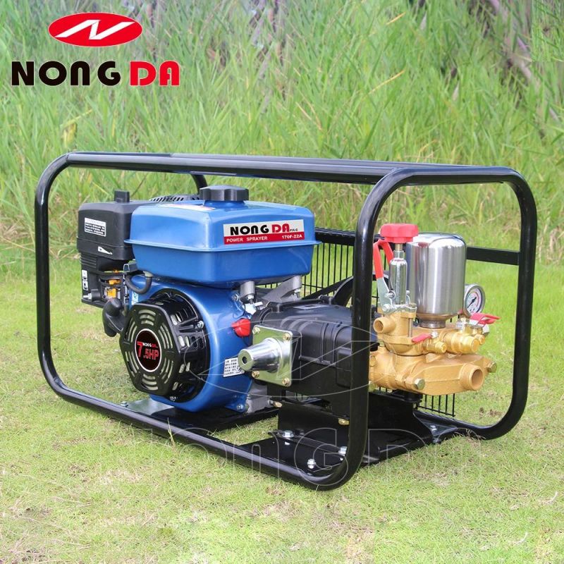 Nongda 22A 30A 6.5HP 7.5HP High Pressure Gasoline Engine Power Sprayer