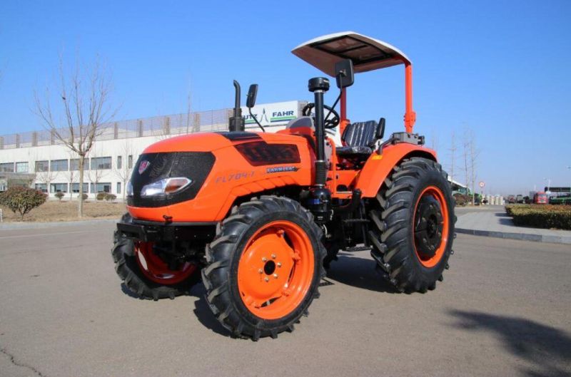 High Quality Low Price Chinese 70HP 4WD Tractor for Farm Agriculture Machine Farmlead Brand Tractor with Rops by Deutz-Fahr