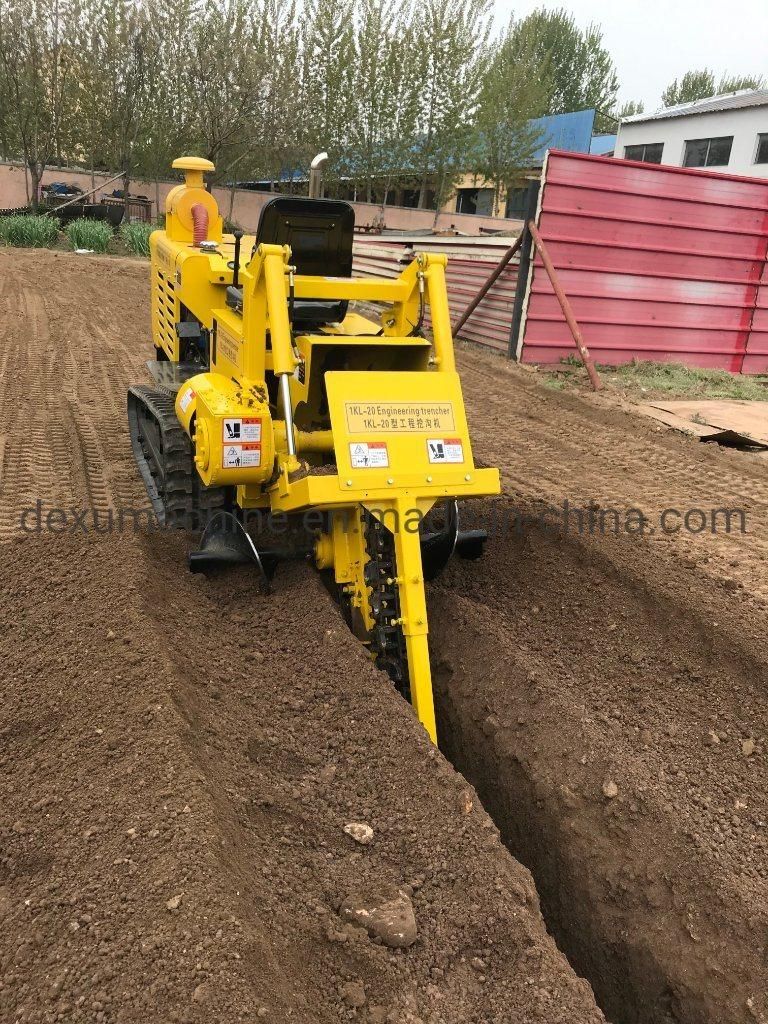 Chinese Construction Machinery 1kl-20 Tractor Trencher for Dig Trench