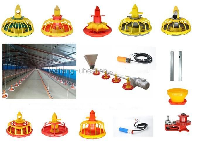 Poultry Farm Shed Design Convenient Broiler Cage Equipment Feeding System