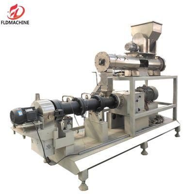 Animal Pet Food Fish Feed Pellet Extruder Processing Line