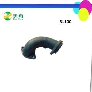 Changfa Small S1100 Diesel Engine Iron Material Exhaust Pipe