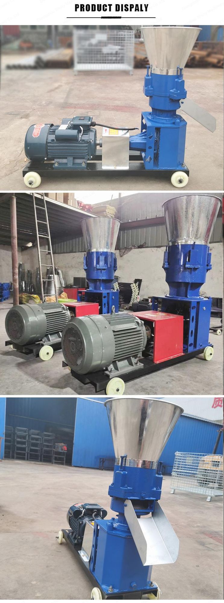 Electric or Diesel Engine Pellet Machine for Sale