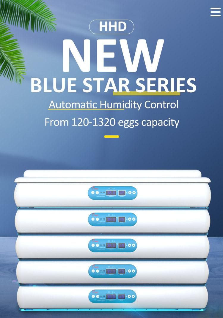 Hhd CE Approved Automatic Chicken Egg Incubator H480