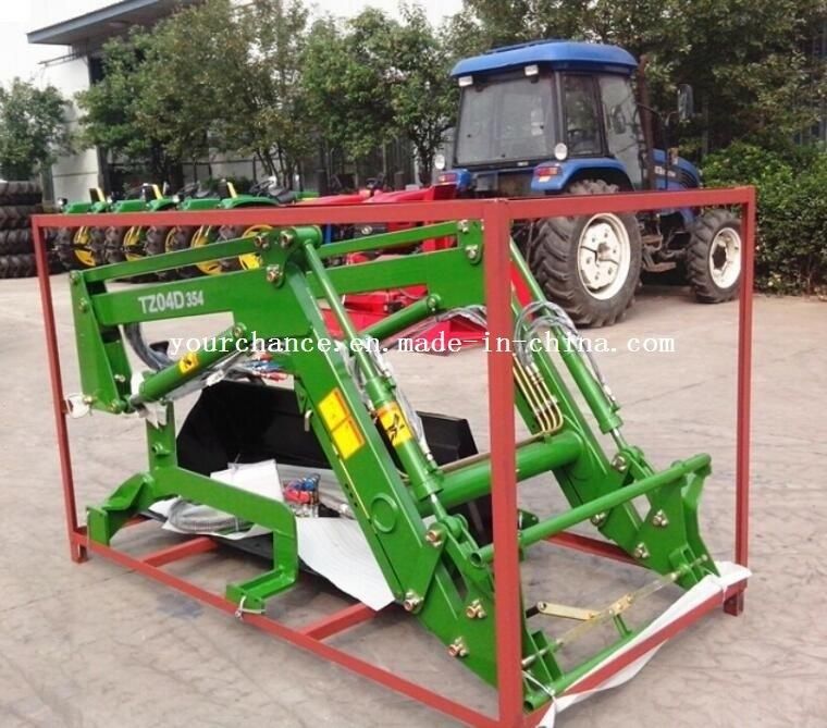 Tz04D China Tip Quality 30-55HP Wheel Farm Tractor Mounted Front End Loader Hot Sale in Philippines