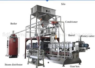 Aquatic Food Extruder Machine Floating Fish Food Pellet Making Machine