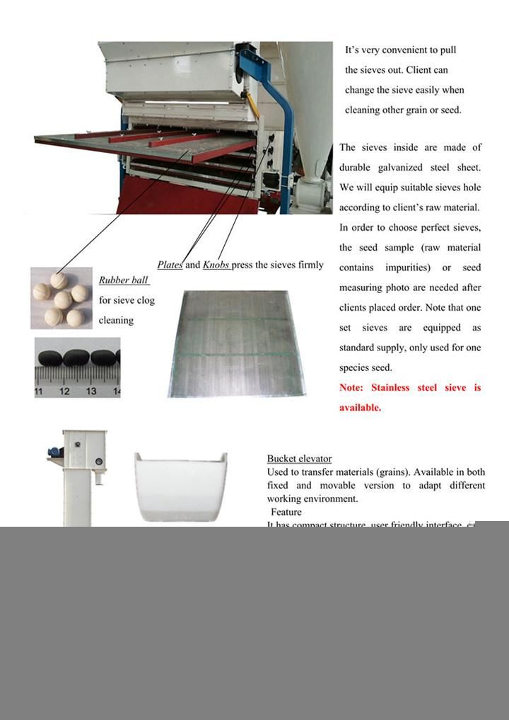 Oat Seed Cleaning Equipment Pepper Cleaner
