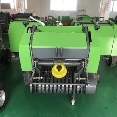 Stationary Type Semi-Automic Alfalfa Grass Silage Crusher Corn Stalk Round Hay Baler Machine