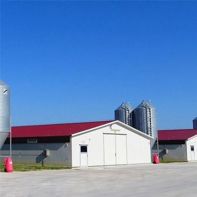 Long Time Usage Simple Management Prefab Steel Chicken Poultry Farm