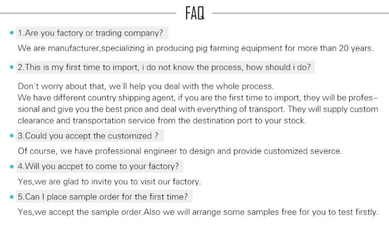 Factory Price Pig Farm Sow Farrowing Machine for Sale