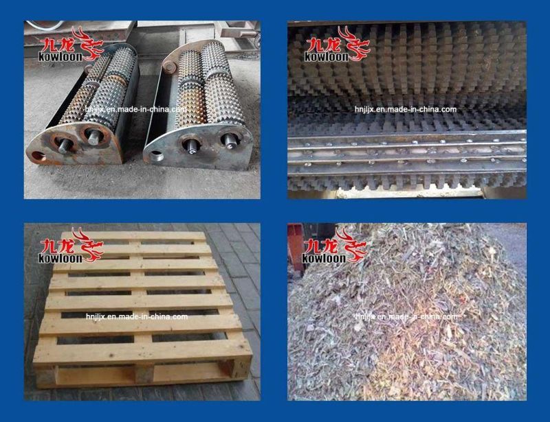 Industrial Drum Type Waste Wood Pallet Chipper