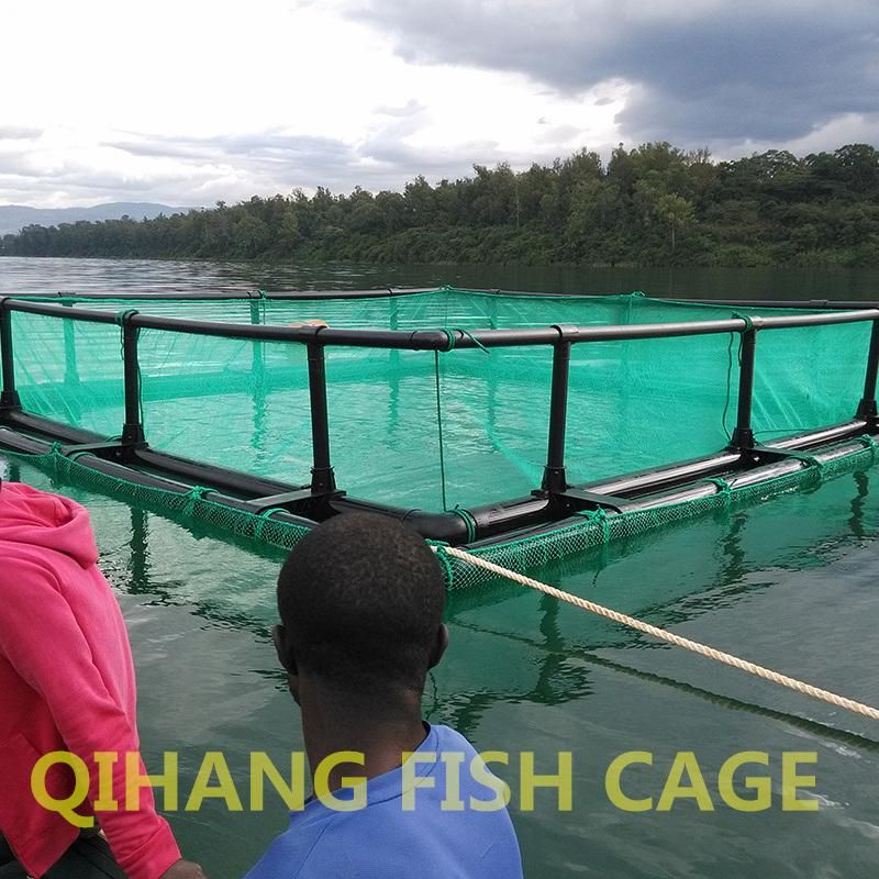 Aquaculture Anti -UV Fish Farming Net Cage Square Floating Cage