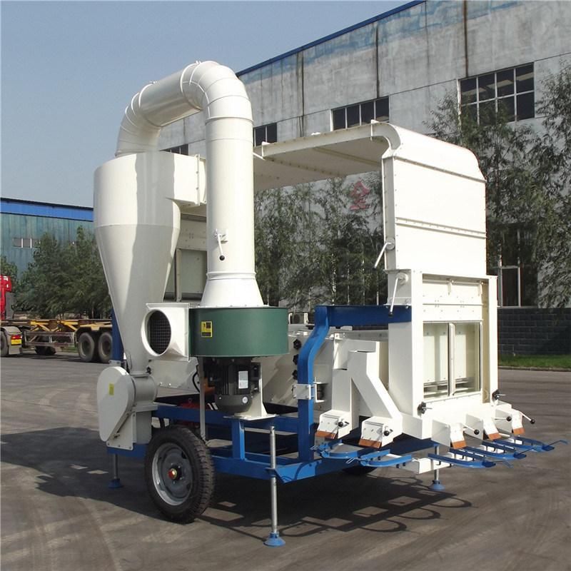 Soybean Pepper Chilli Alfalfa Seed Cleaner Cleaning Machine