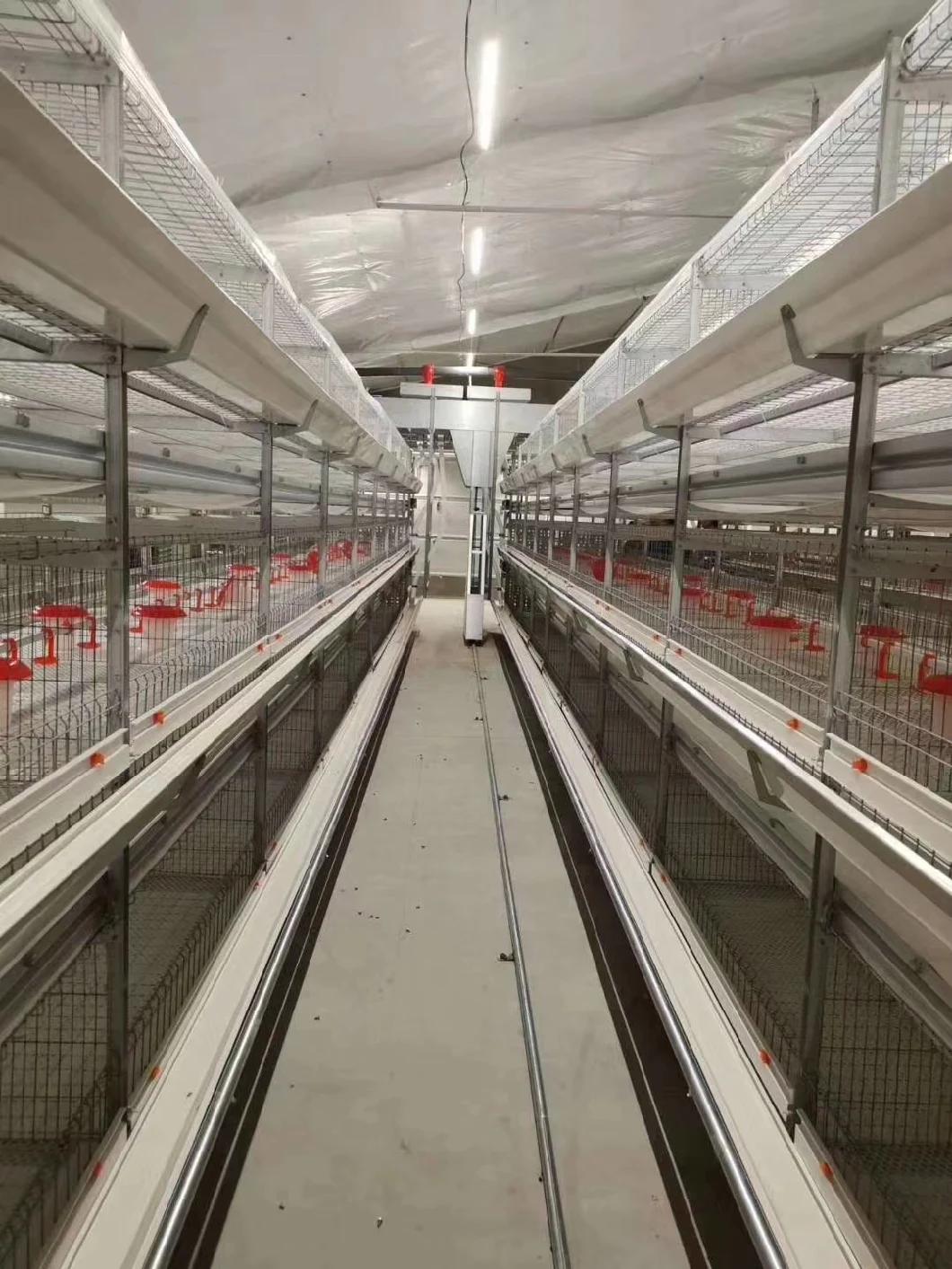 Factory Price Automatic Galvanized Farm Equipment Livestock Poultry Bird Battery Chicken Cages for Feeding Drinking for Chicken House/Broiler/Breeder/Layer