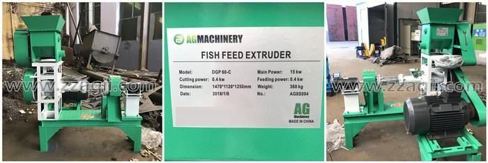 Durable Aquatic Food Making Machine Tilapia Fish Feed Extruder