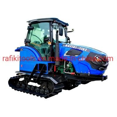 Agricultural Mini Rubber Crawler Tractor with Fully Hydraulic System for Sale in China