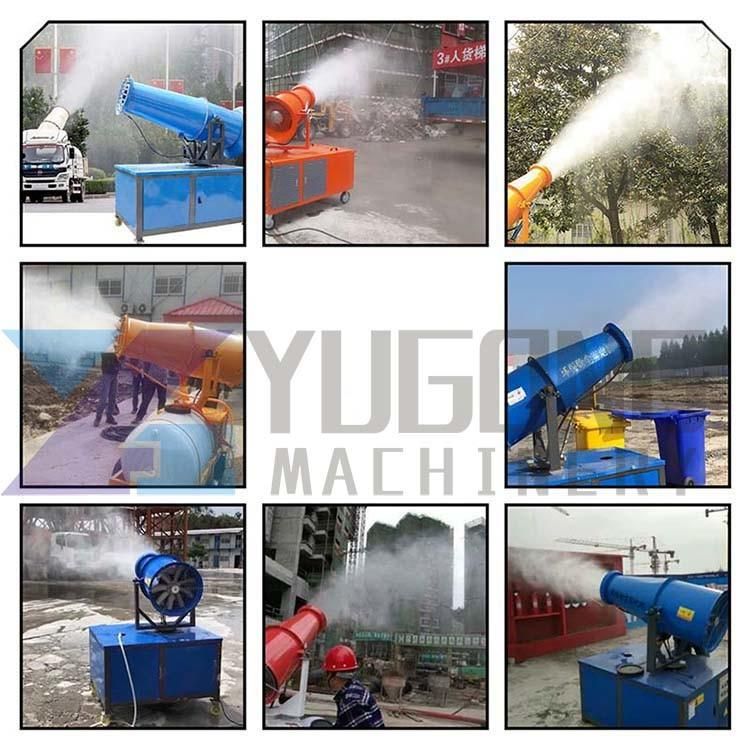 Water Mist Cannon Sanitizer Fog Sprayer Cannon Spraying Fogging Machine